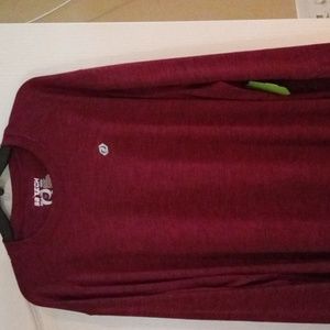 Big and Tall men long sleeve sports shirt 100%  polyester